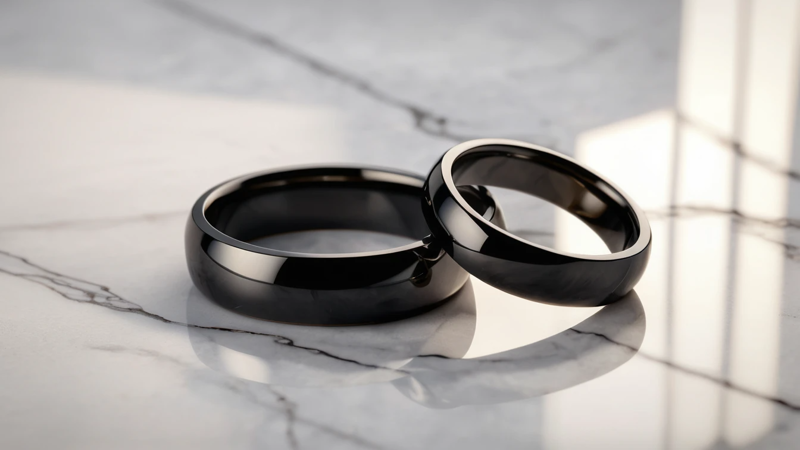 Black Wedding Rings: Stylish & Meaningful Choice